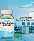 Lithium Orotate 5mg Gummies For Mood Support And Stress Management Vegan Sugar Free Non GMO Gluten Free Grape Flavor 60 Count
