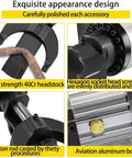 Get This CutpoiY Electric Hydraullic Rebar Bender For Quick And Easy Steel Bar Bending Up To 130 Degrees With Straightening Heads Low power aviation aluminum body design.