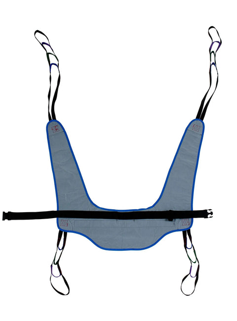 Toileting Transfer Sling With Torso Belt For Elderly Patients Comfy Polyester Lift Sling for Toileting Easy Seating Lift Size X Large