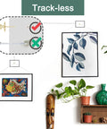 Track-less Double Headed Push Pins For Wall Hangings And Photo Displays No Drill Easy To Install in home decor setup