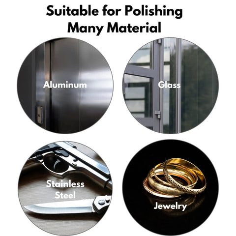 Transform Your Bench Grinder With These Heavy Duty 6 Inch Hard Felt Buff Wheels for polishing aluminum, glass, stainless steel, and jewelry.