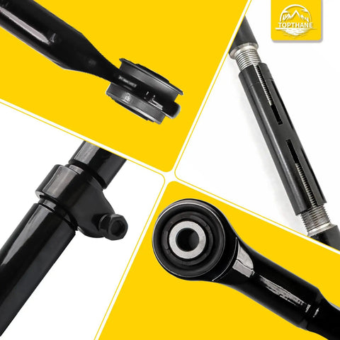 Front Adjustable Track Bar For 0-5 Inch Lift On 2014-2024 Ram 2500 4WD, Forged Steel With Greasable Heim Joint And Tie Rod Style Ends, Heavy Duty Steering Alignment Upgrade With Factory Mounts, No Frame Mod Needed close-up