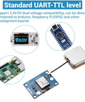 2 Pack GY NEO6MV2 NEO6M GPS Flight Controller Module 3V To 5V With Ceramic Antenna Arduino Friendly EEPROM Backup And Data Retention RS232 TTL Interface APM 2.5 Compatible High Signal Strength Easy Setup with various development boards