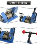 Heavy Duty Manual Ring Bending Press Machine detailed view showing steel construction and operation handles for custom crafting.