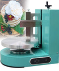 Automatic Cake Decorating Machine Buttercream Spreader Birthday Cake Smoother showing stainless steel design with rotating base.