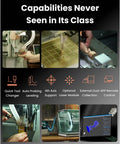Air Desktop CNC Machine With Makera CAM for Makers options and features overview including quick tool change and auto probing.