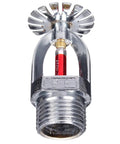 Pendant Fire Sprinkler Head 155F Quick Response 68C Thermally Activated Half Inch Thread Water Spray Down