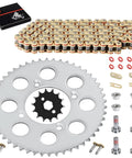 Drive Sprocket And Chain Kit With Bolts 428VM X Ring 118 Links For XR100R 1985 2003 And CRF100F 2004 2013 Includes 50T Rear Sprocket And 14T Front Sprocket And Bolts