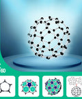 452 Piece Chemistry Molecular Model Kit With C60 For Hands On Learning Atoms, Bonds And Structures displayed in 3D model