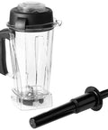 64-Ounce Blender Jar Replacement with drip-free spout, vented lid, measuring cap, durable stainless-steel blades, tamper tool