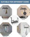 Over The Door Hooks 5 Coat Hooks Towel Rack For Bathroom And Kitchen Heavy Duty Door Hanger displayed in multiple rooms