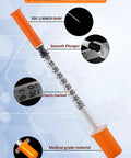 Bulk 100 Pack Disposable Syringes 0.5ml 32 Gauge 0.5cc Lab Supplies Individually Wrapped with Clear Graduation Scale and Smooth Piston for Easy One Hand Operation, U-100 syringe