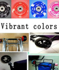 4 Pieces Inline Skate Wheels 70mm with Pre Installed Bearings Blue Durable PU Wear Resistant Replacement shown in various colors