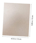 Single sheet from 12 Piece Mica Sheet Waveguide Covers For Microwave Oven With High Temperature Heat Resistant Insulation And Oil Proof Surface Built Tough For Everyday Kitchen Use showing dimensions