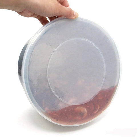 Tempered Glass Lid And Silicone Cover For Instant Pot 6 Quart Set Of 4 Accessories showing silicone cover held by hand