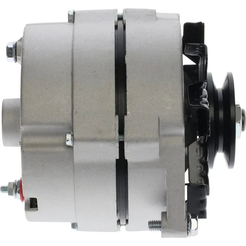 Straight Bolt Swap 10SI Alternator Conversion Kit For Ford Jubilee NAA Tractors 12 Volt 63 Amp front view showing mounting brackets.