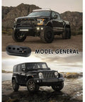 Adjustable Heavy Duty Exhaust Hanger Kit For Cars, Trucks, And SUVs, 12mm Hole, in rugged outdoor setting with two vehicles.