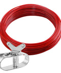 Easy To Install Pool Cover Cable And Winch Kit For Above Ground Pools, 100 Feet Of Heavy Duty Cable With Ratchet