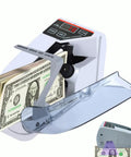 Super Fast Portable Money Counter With Automatic UV And Watermark Detection For Authentic Bill Verification High Speed Cash Counting Machine for shops counting bills.