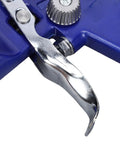 Close-up of the trigger mechanism of the Top Tier Gravity Feed Hvlp Spray Gun With Six Hundred Cc Cup for detailed painting.