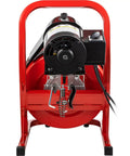Heavy Duty Electric Drain Auger Kit With Cutter And Anti Slip Glove, close-up of motor with steel core cable.