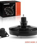 Heavy Duty Vacuum Brake Booster Built Tough For Smooth Street Stopping Power Fits Acura Tsx Honda Accord Crosstour Crv Pilot with black finish.