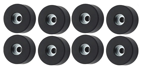 8 Piece Air Compressor Isolator Rubber Feet Foot Mounts For Anti Vibration, Compatible With Coleman Powermate Sanborn E106661