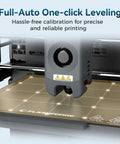 Beginner Friendly Adventurer 5M 3D Printer With Auto Leveling And Direct Drive showcasing auto bed leveling feature.