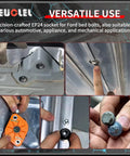 Heavy Duty One Half Drive Ep24 E Torx Plus Socket Six Point Female External on Ford bed bolts for automotive use.