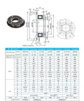 24V 25W Electromagnetic Brake Industrial Grade With Low Latency Fast Response Compact Design Easy Installation diagram