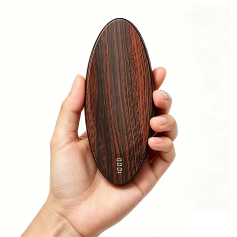 Person holding High Precision Coffee Scale With Spoon 0.1g Increments 500g Capacity Rechargeable Digital Kitchen Scale