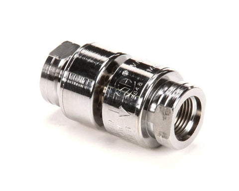 Atmospheric Backflow Preventer With Dual Check Vacuum Breaker Chrome Plated Brass And Stainless Steel Inlet Outlet Three Eighths Inch NPT OEM Part