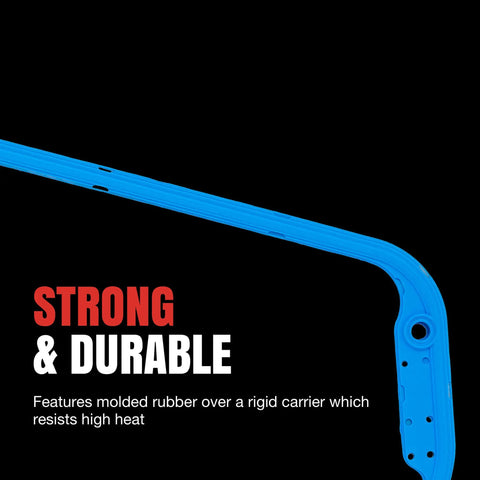 Ford F-150 Engine Valve Cover Gasket Set, Leak-Proof OEM-Style Kit For V6 And V8 Engines, Easy Install, Durable Seal, Replaces Worn Gaskets, Helps Prevent Oil Leaks And Keeps Your Ride Quiet: blue molded rubber gasket