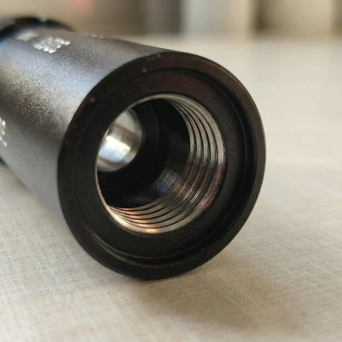 Close-up view of 335 Tip Golf Shaft Adapter Sleeve For Cobra Drivers Fits King F9 F8 F7 Fly Z Speedzone Aerojet Dark Speed Big Bertha Cobra Golf Clubs Pro Grade Shaft Coupler For Custom Shaft Setups