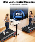 Two women using Ultra Quiet Under Desk Treadmill With Auto Incline 12 To 20 Percent 3.0 To 3.5 HP Brushless Motor 18 Inch Wide Deck