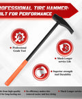 32 Inch Heavy Duty Bead Breaker Hammer With Duckbill Tire Iron for tire maintenance on trucks, tractors, buses, ATVs, aircraft