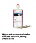 Fast Acting Plastic Repair Epoxy Adhesive That Sets In Seconds Two Part Glue For Any Surface Translucent Finish 200 ML Cartridge with nozzles