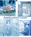 Heavy Duty Antistatic Nozzle For Air Shower System Kicks Static To Curb Instantly With Rapid Ion Blower and Super Fast Dust Removal Kit for Cleanroom Jobs application cases in a cleanroom setting.