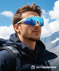 Polarized Sunglasses For Men With UV400 Protection, Scratch-Resistant Lenses Built For Cycling, Fishing, Golf And Outdoor Adventures