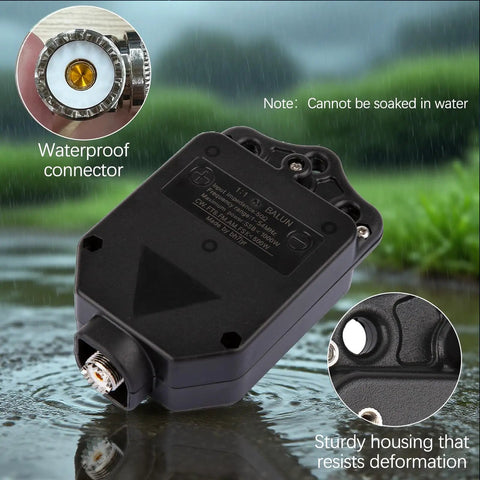 One To One Balun Antenna For Dipole With 1000W Power Shortwave Balun 1 To 54MHz Coverage waterproof connector and sturdy housing