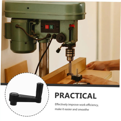 Woodworking Handle Nylon Crank Accessory Easy Install for Smooth Operation and High Efficiency Durable Wear Resistant Round Hole Design for Precise Adjustments and Quick Setup for Fast Tool Changes with drill machine.