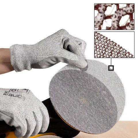 6 Inch Sanding Discs Pack With Hook And Loop Mesh Pads For Orbital Sanders, Dust Free Sanding, Long Lasting And Non Clogging, Ideal For Wood, Metal, Automotive Finishes, And More, 35 Assorted Pieces