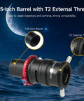 Atmospheric Dispersion Corrector 1.25 Inch ADC for Planetary and Moon Imaging with T2 thread and stable side screw lock design.