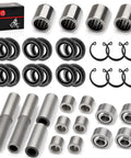 Front Upper And Lower Arm Bearing Bushing Seal Kit For Brute Force 650 750 4x4i KVF650 KVF750 2005 2013 Durable OEM Grade Replacement