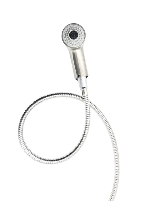 Pull Out Spray Wand Replacement For Ladylux Plus Faucets, Direct Fit For 46312IE0 And 46298IE0, Chrome Finish, coiled hose view
