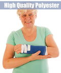 Person wearing Elastic Arm And Wrist Stockinette Tubing For Pre Wrap Use over cast, demonstrating comfort and fit.