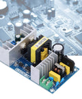 High Power Switching Power Module With Built In Power Supply For Civil And Industrial Control Systems Stable Output Double Sided PCB Design Industrial Grade Reliability Plug And Play Ready For Smooth Automation Projects, blue PCB with heatsinks