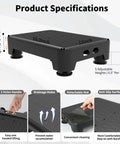 5 Level Adjustable Step Stool With 700 Lb Capacity For Seniors And Home Safety, showing specifications and features