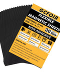 Flexible Non Adhesive Magnetic Sheets 30 Mil 8.5 By 11 Inches 30 Pack Handy For Crafts Dies Storage Refrigerator And Whiteboard Magnet Paper Sheets Easy To Cut For Diy Projects