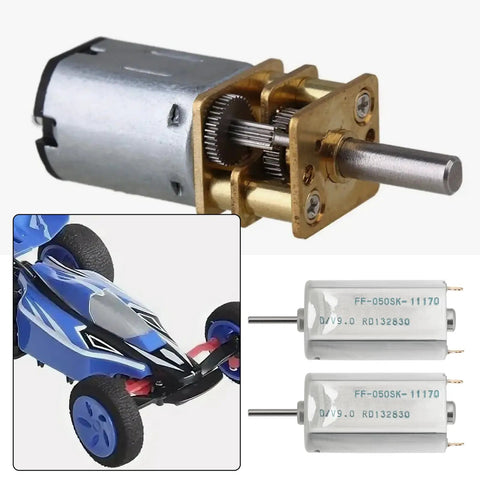 5 Pack Quiet DC Toy Motors 6V-9V High Speed 14000 RPM Replacement Part FF-050SK-11170 for mini fans, toy cars, DIY projects